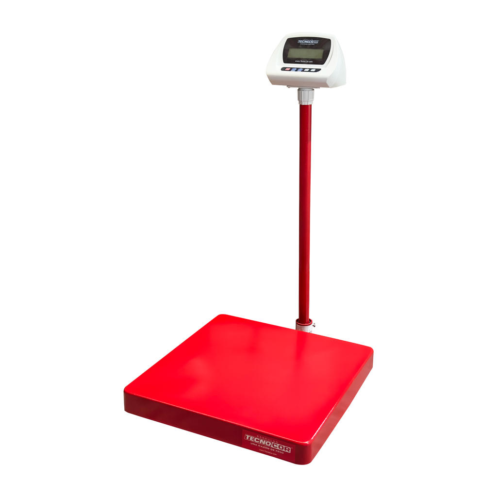 Báscula electrónica comercial piso TecnoCor 100kg/20g mod. P-100