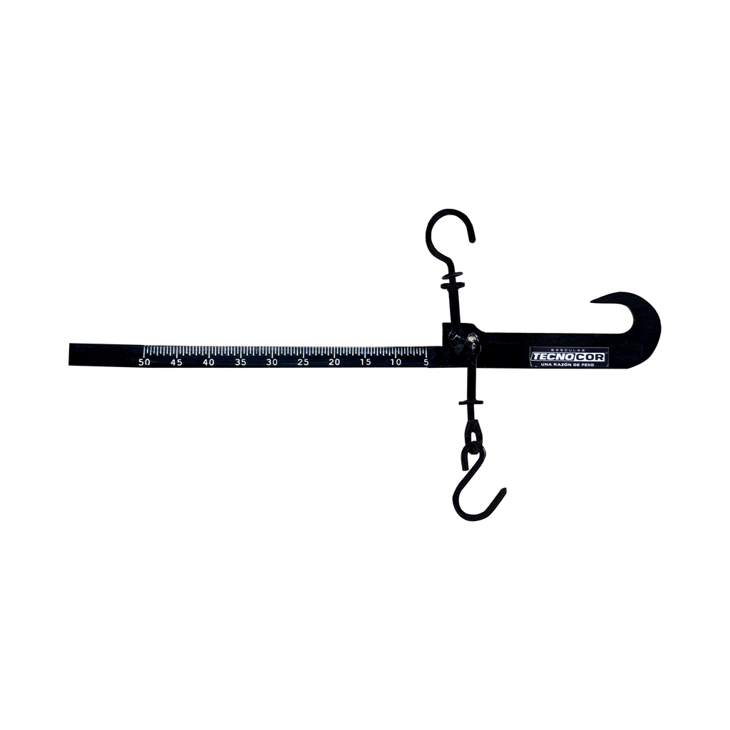 Báscula mecánica agropecuaria colgante "TecnoCor" 50kg/0.5kg