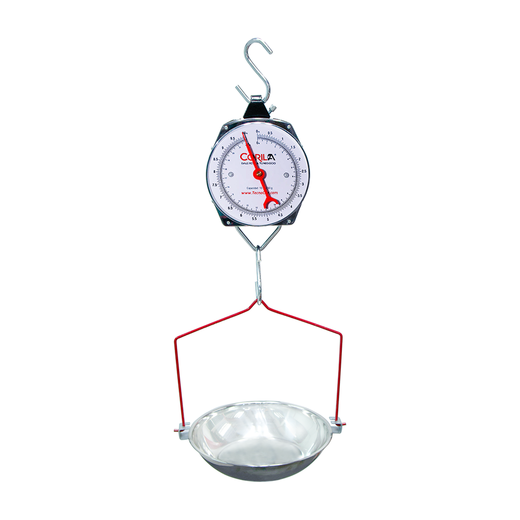 Báscula mecánica comercial colgante "Corila" 10kg/50g