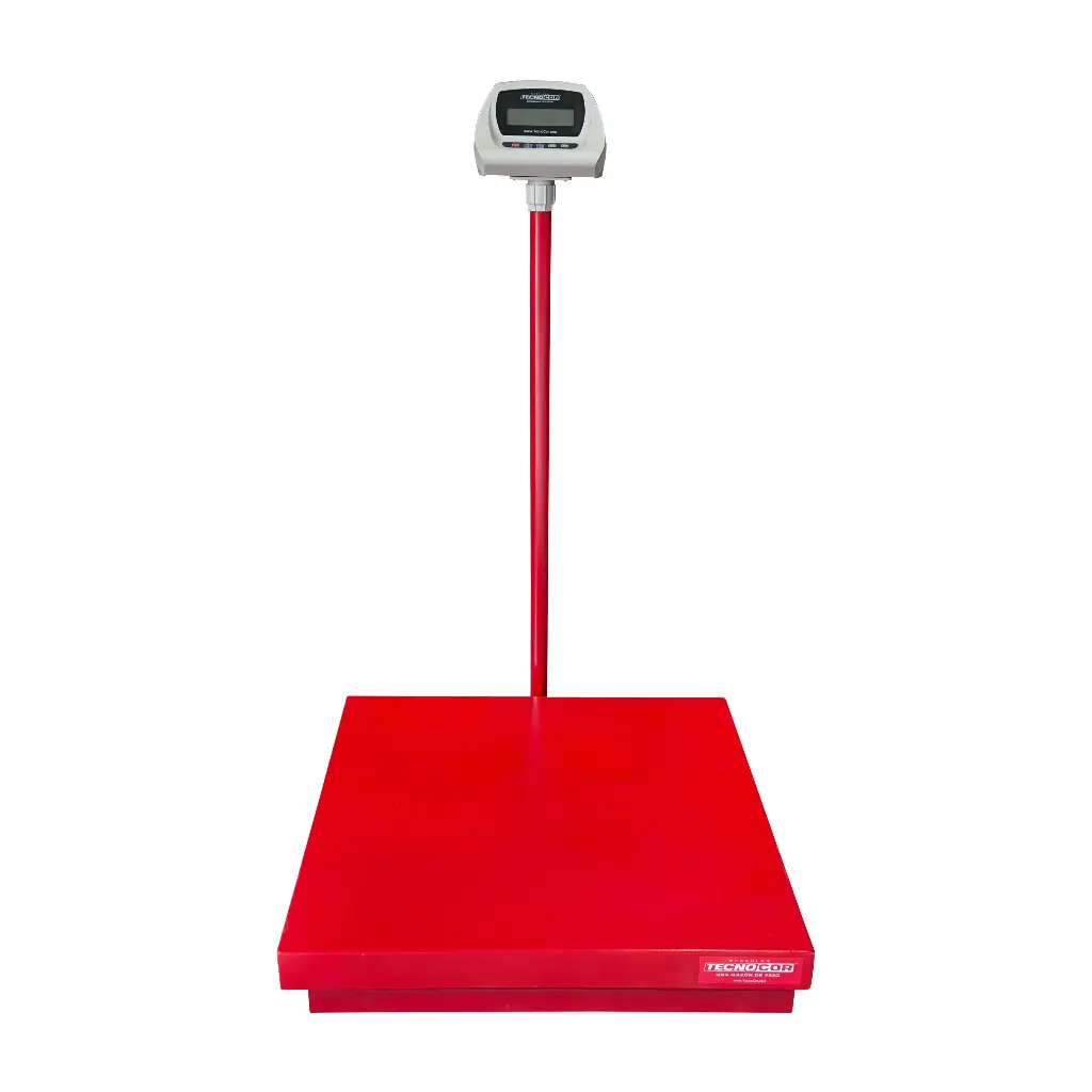 Báscula electrónica comercial piso "TecnoCor" 500kg/100g