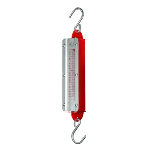 [100-D] Báscula mecánica comercial colgante TecnoCor 100kg/1kg mod. 100-D