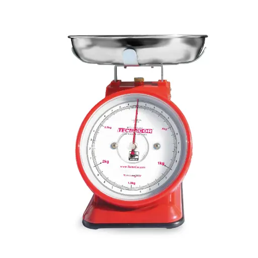 [3-C.] Báscula mecánica doméstico mostrador TecnoCor 3kg/10g mod. 3-C.