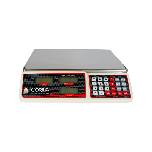 [CPPN1-40] Báscula electrónica comercial mostrador Corila 40kg/5g mod. CPPN1-40
