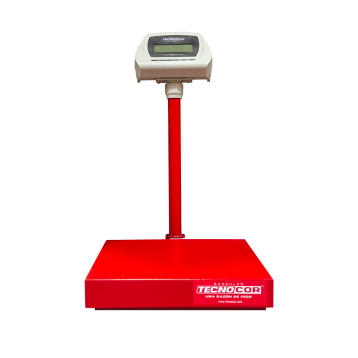 [P-100P] Báscula electrónica comercial piso TecnoCor 100kg/20g mod. P-100P