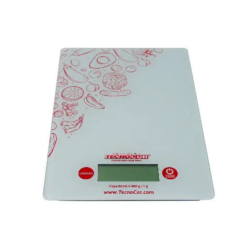 [PEN-5KV1] Báscula electrónica doméstica mostrador "TecnoCor" 5kg/1g